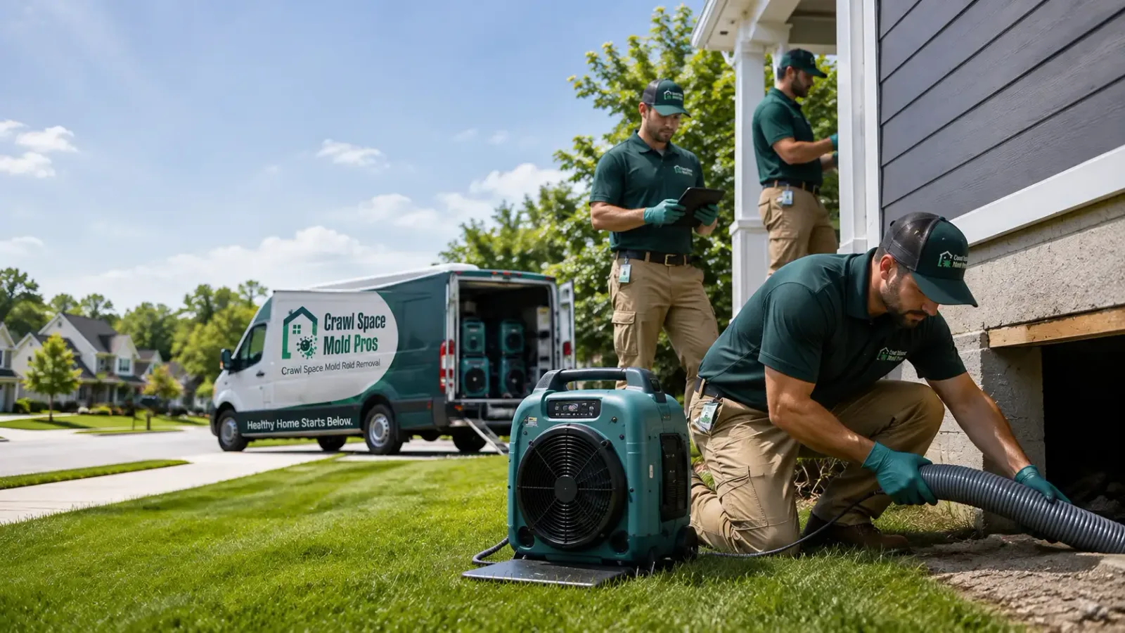 Crawl Space Mold Removal in Baldwin, WI